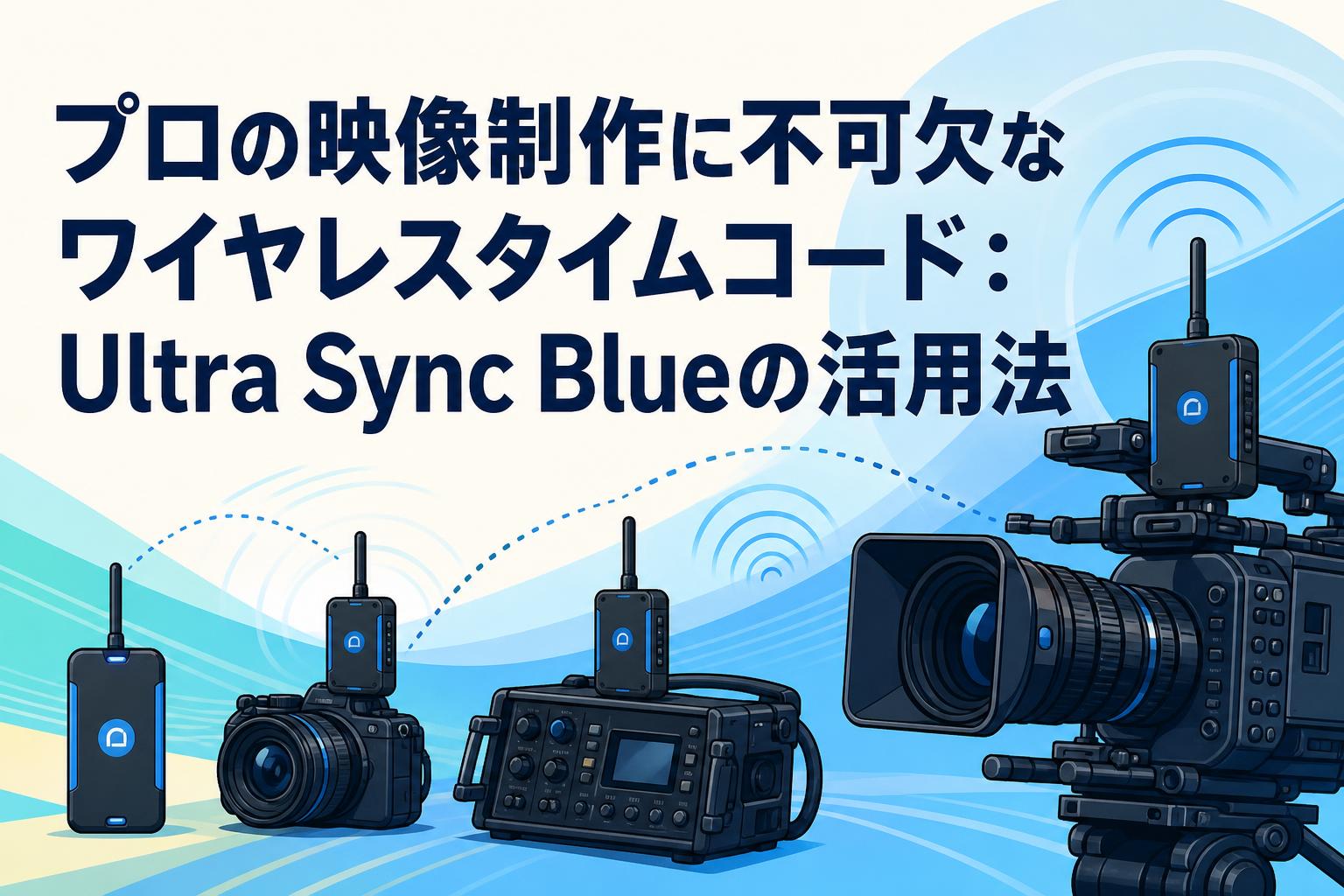 プロの映像制作に不可欠なワイヤレスタイムコード：Ultra Sync Blueの活用法