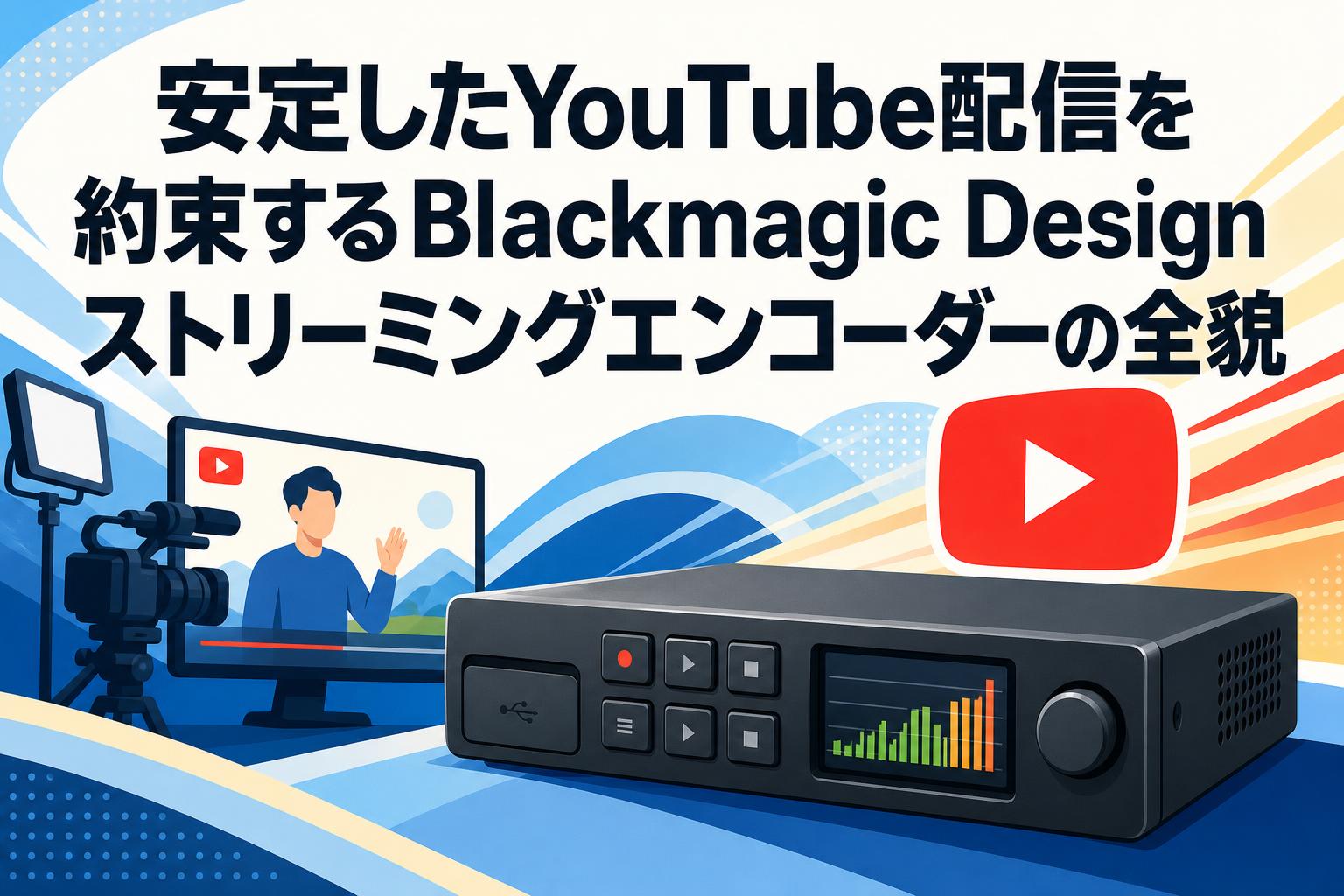 安定したYouTube配信を約束するBlackmagic Designストリーミングエンコーダーの全貌