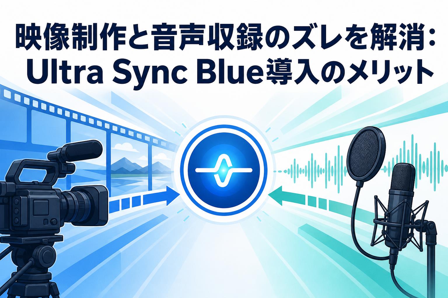映像制作と音声収録のズレを解消：Ultra Sync Blue導入のメリット