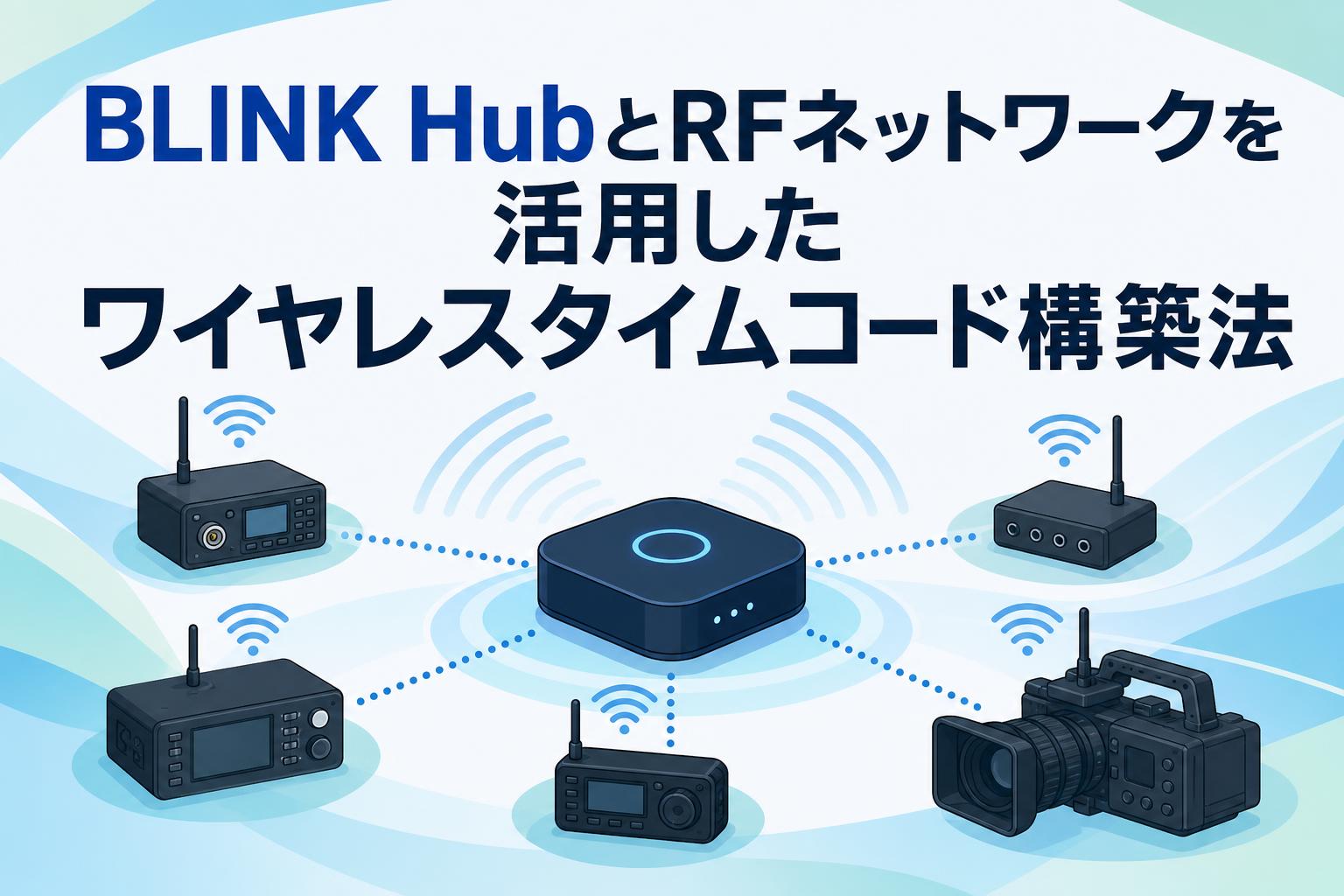 BLINK HubとRFネットワークを活用したワイヤレスタイムコード構築法