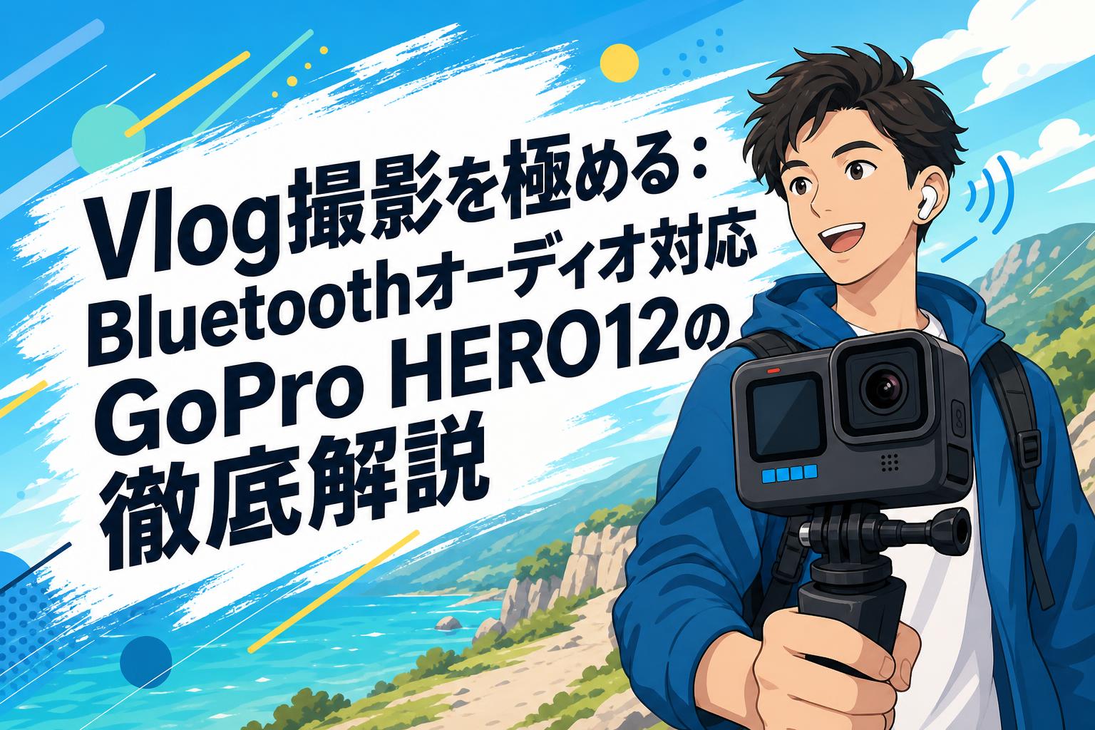 Vlog撮影を極める：Bluetoothオーディオ対応GoPro HERO12の徹底解説
