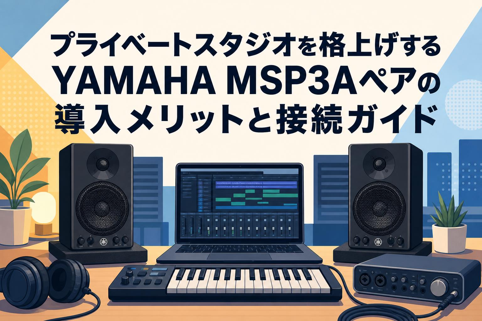 プライベートスタジオを格上げするYAMAHA MSP3Aペアの導入メリットと接続ガイド