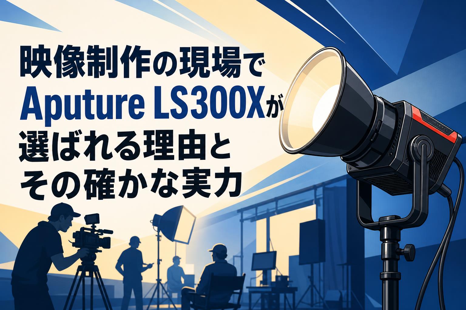映像制作の現場でAputure LS300Xが選ばれる理由とその確かな実力