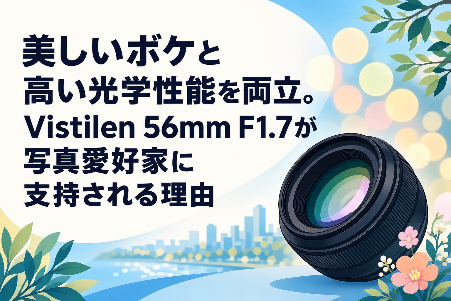 美しいボケと高い光学性能を両立。Vistilen 56mm F1.7が写真愛好家に支持される理由