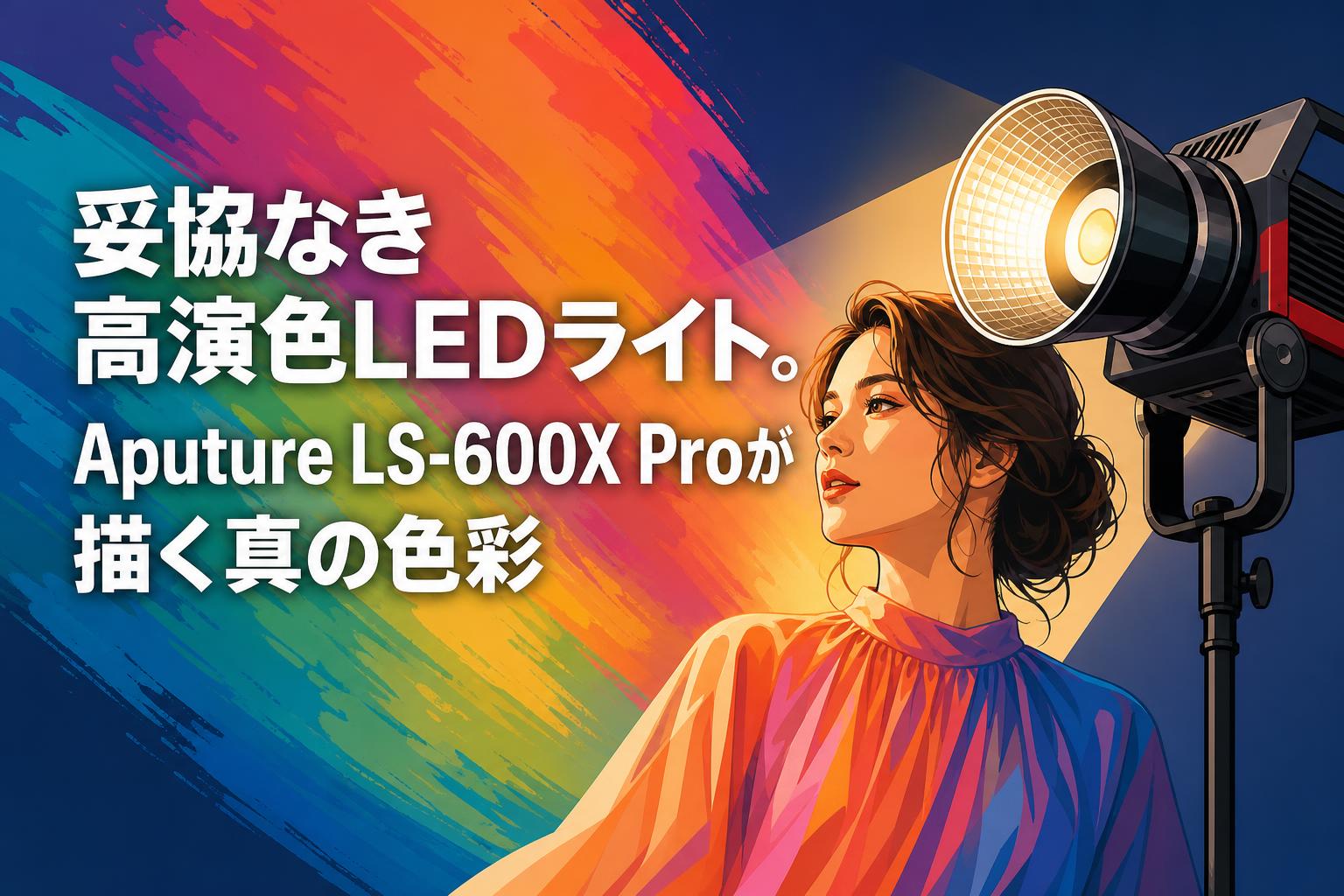 妥協なき高演色LEDライト。Aputure LS-600X Proが描く真の色彩