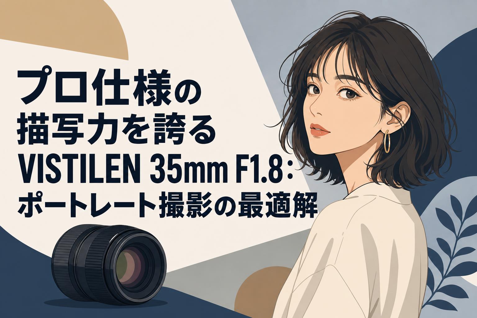 プロ仕様の描写力を誇るVISTILEN 35mm F1.8：ポートレート撮影の最適解