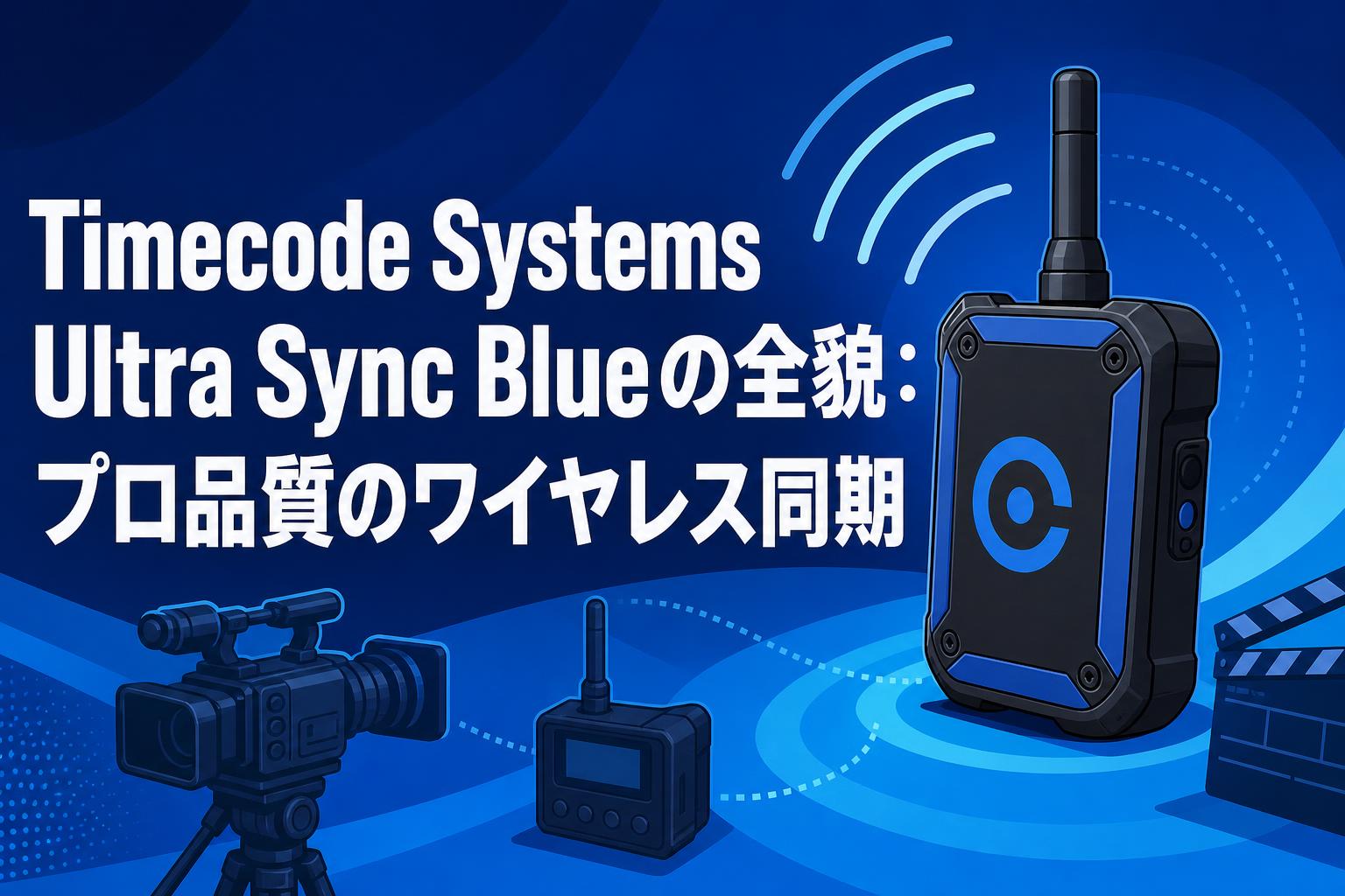 Timecode Systems Ultra Sync Blueの全貌：プロ品質のワイヤレス同期