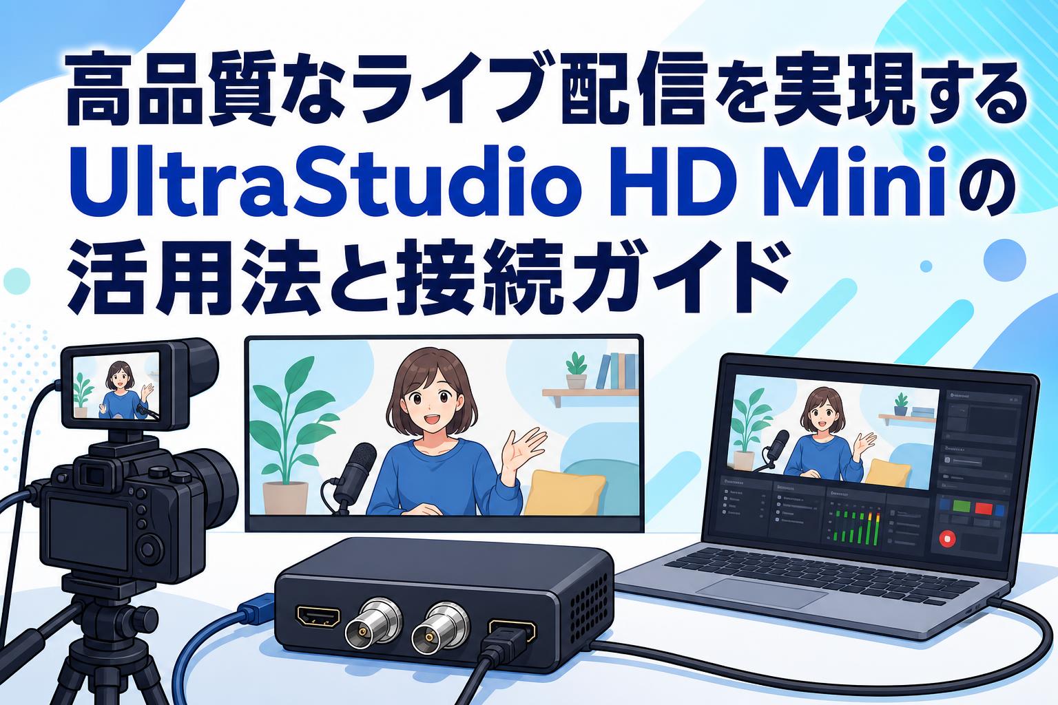 高品質なライブ配信を実現するUltraStudio HD Miniの活用法と接続ガイド
