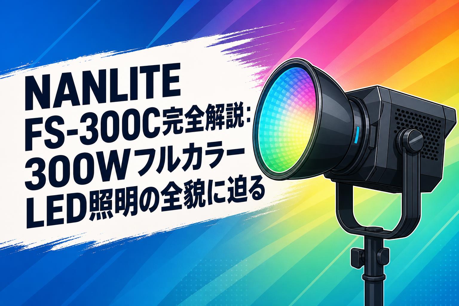 NANLITE FS-300C完全解説：300WフルカラーLED照明の全貌に迫る