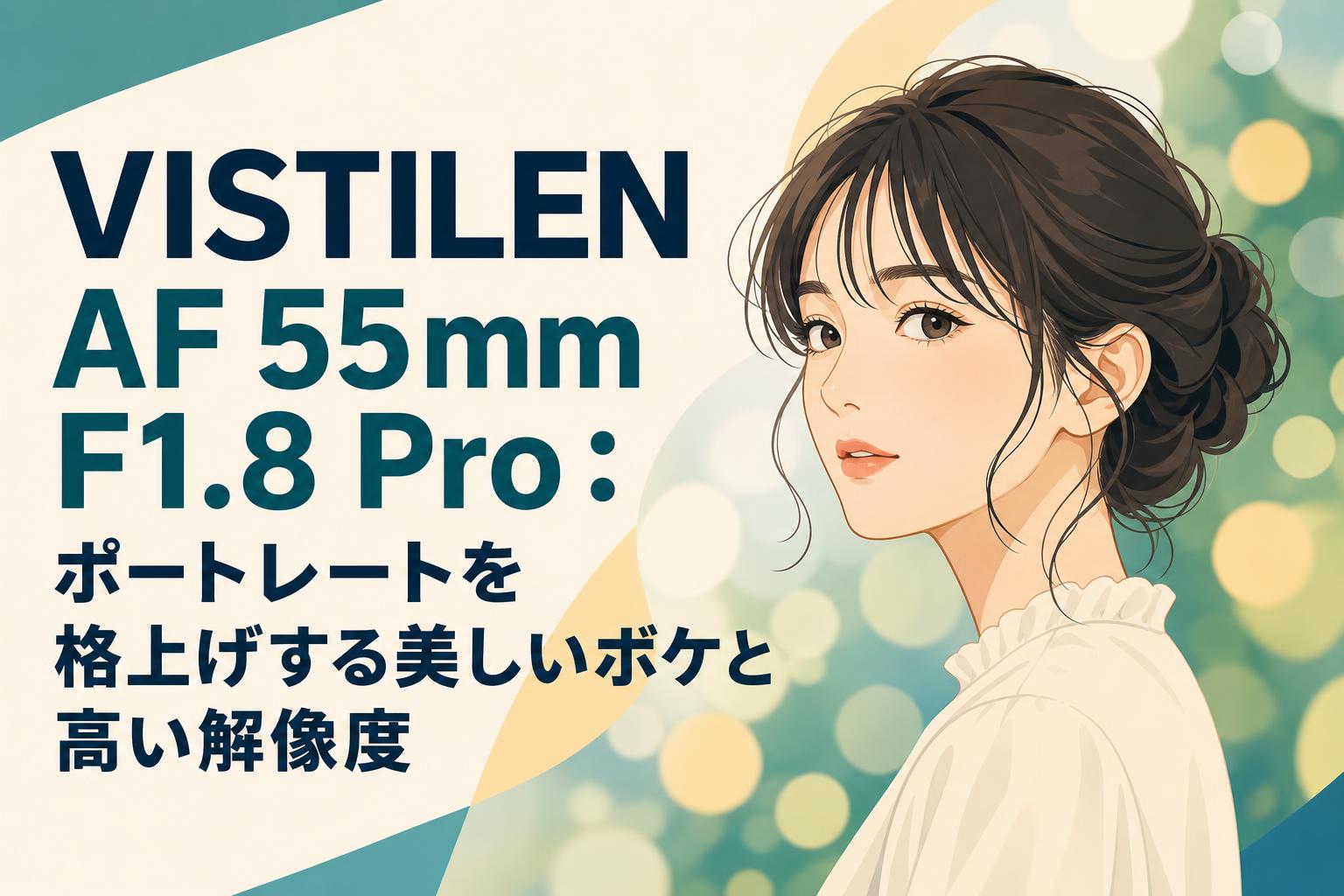 VISTILEN AF 55mm F1.8 Pro：ポートレートを格上げする美しいボケと高い解像度