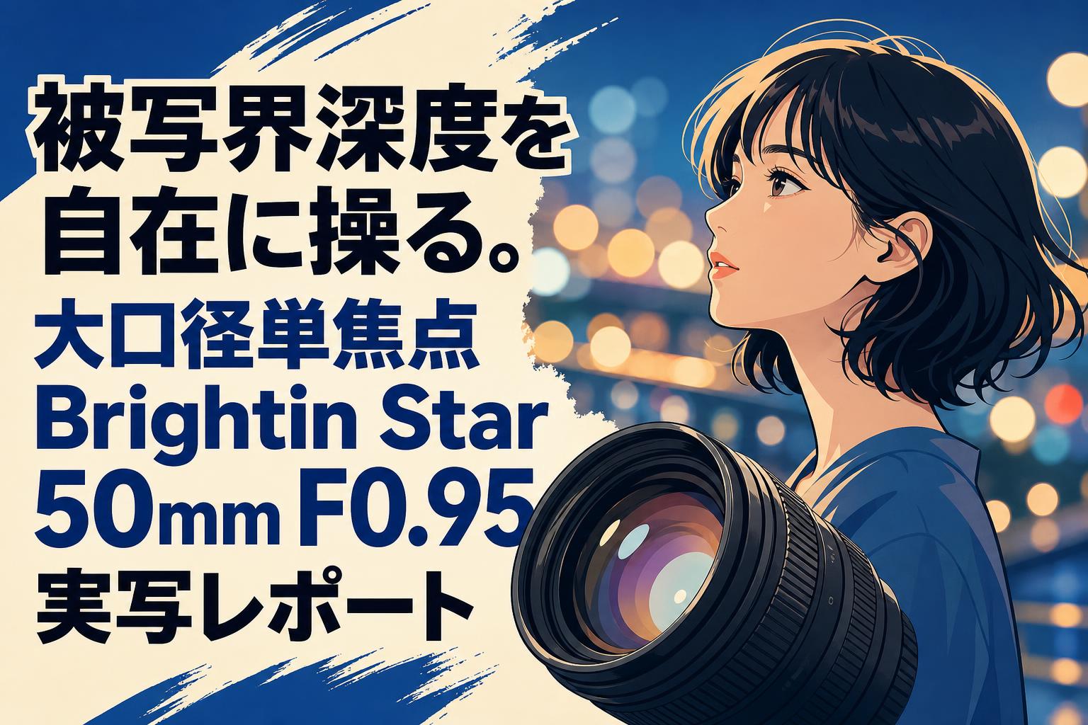 被写界深度を自在に操る。大口径単焦点 Brightin Star 50mm F0.95 実写レポート