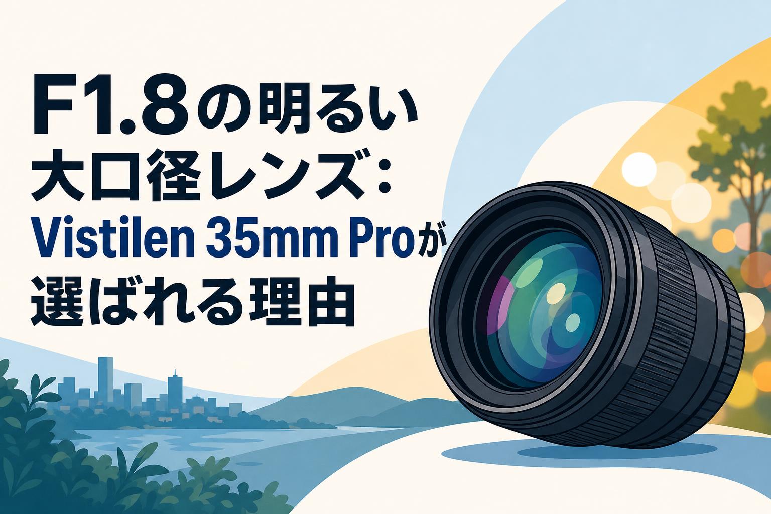 F1.8の明るい大口径レンズ：Vistilen 35mm Proが選ばれる理由
