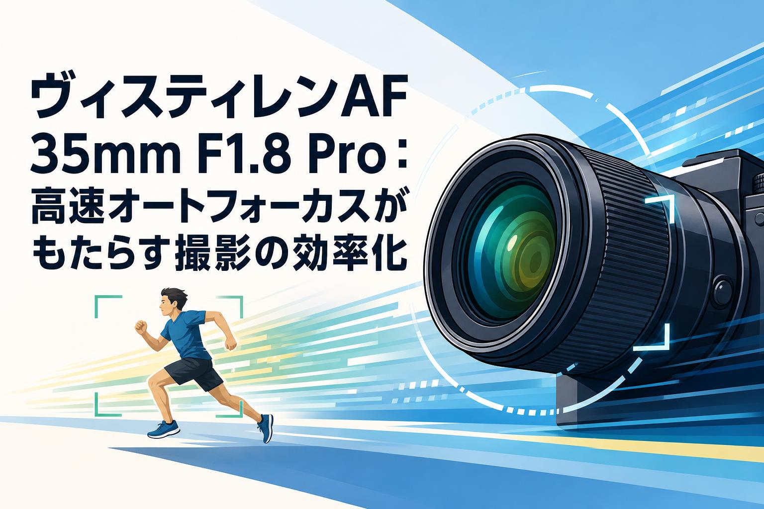 ヴィスティレンAF 35mm F1.8 Pro：高速オートフォーカスがもたらす撮影の効率化