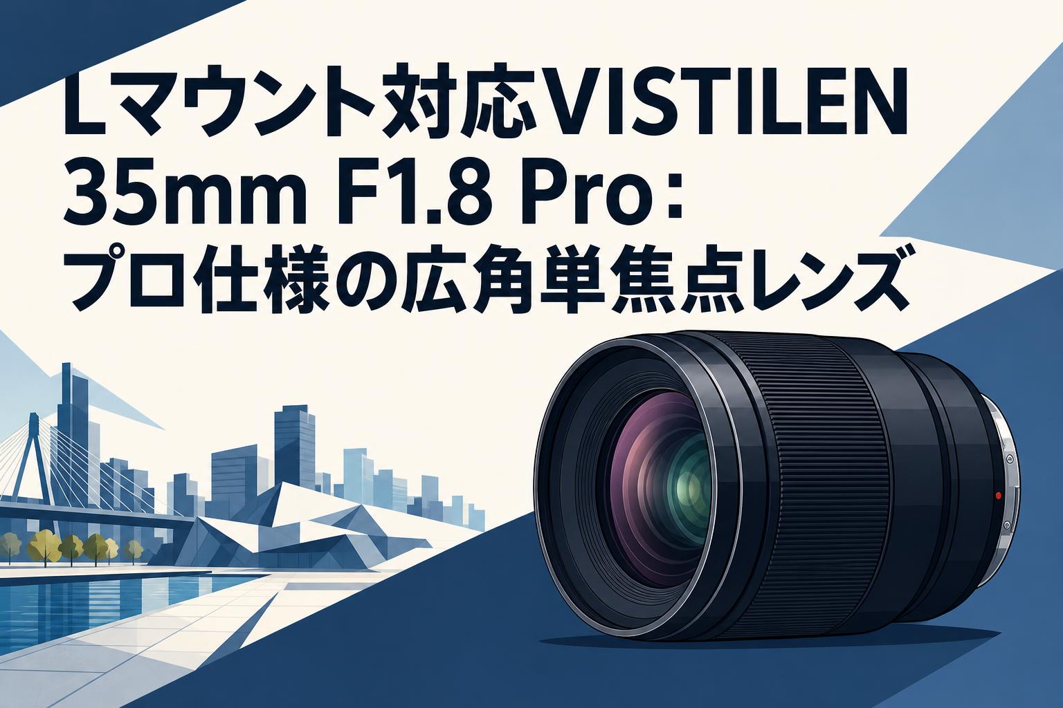 Lマウント対応VISTILEN 35mm F1.8 Pro：プロ仕様の広角単焦点レンズ