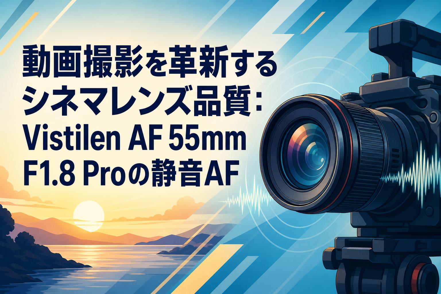 動画撮影を革新するシネマレンズ品質：Vistilen AF 55mm F1.8 Proの静音AF
