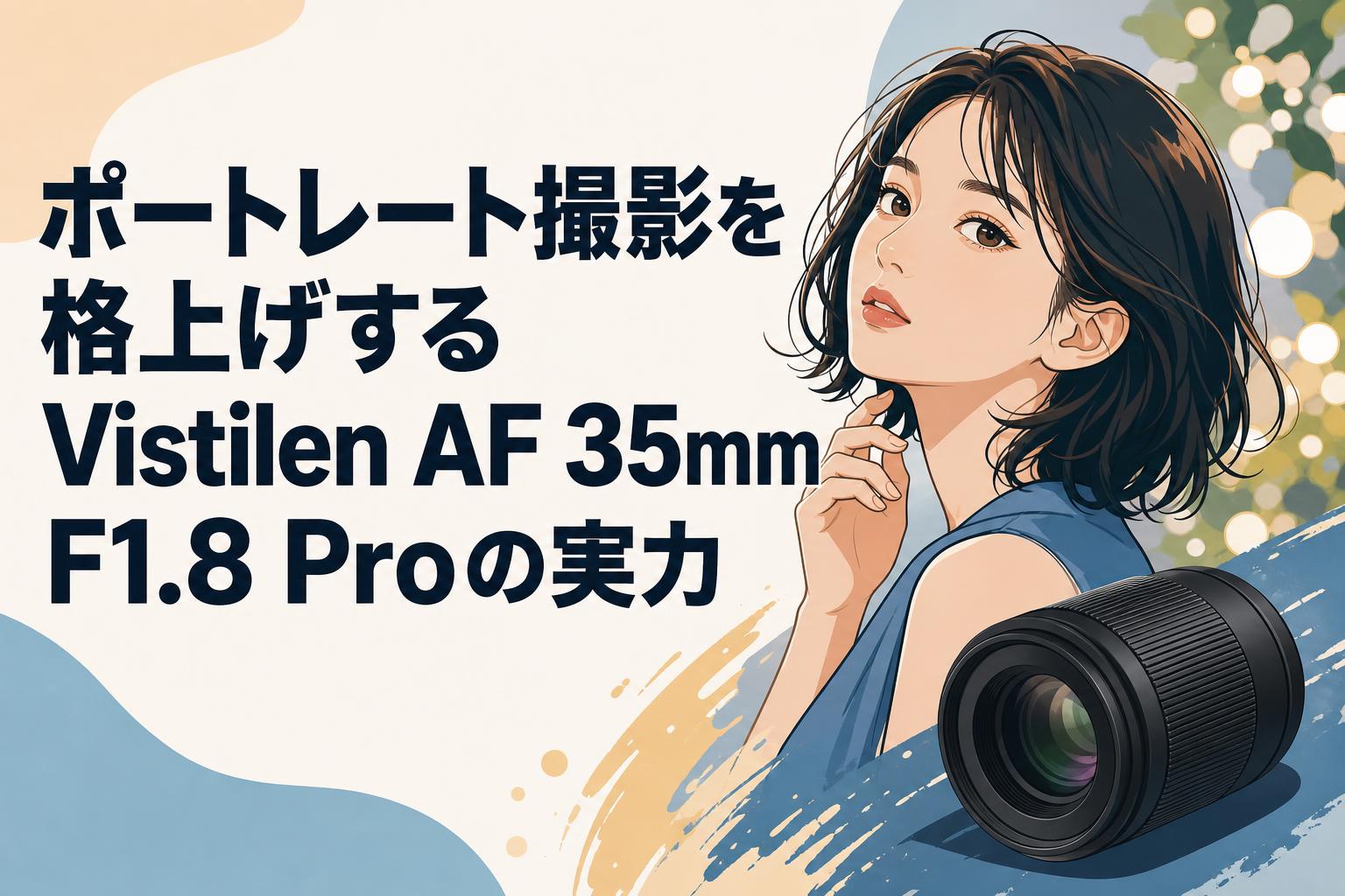 ポートレート撮影を格上げするVistilen AF 35mm F1.8 Proの実力