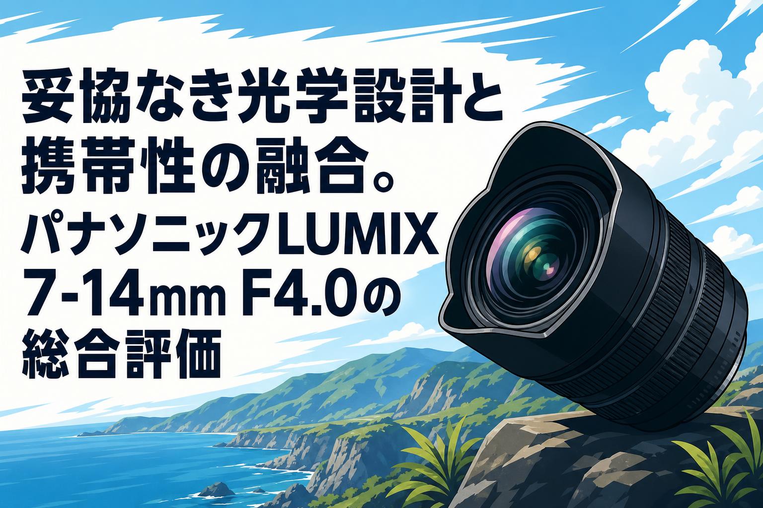 妥協なき光学設計と携帯性の融合。パナソニックLUMIX 7-14mm F4.0の総合評価