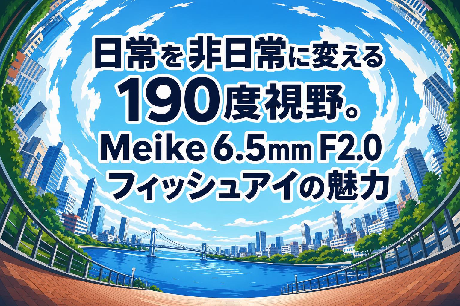 日常を非日常に変える190度視野。Meike 6.5mm F2.0フィッシュアイの魅力