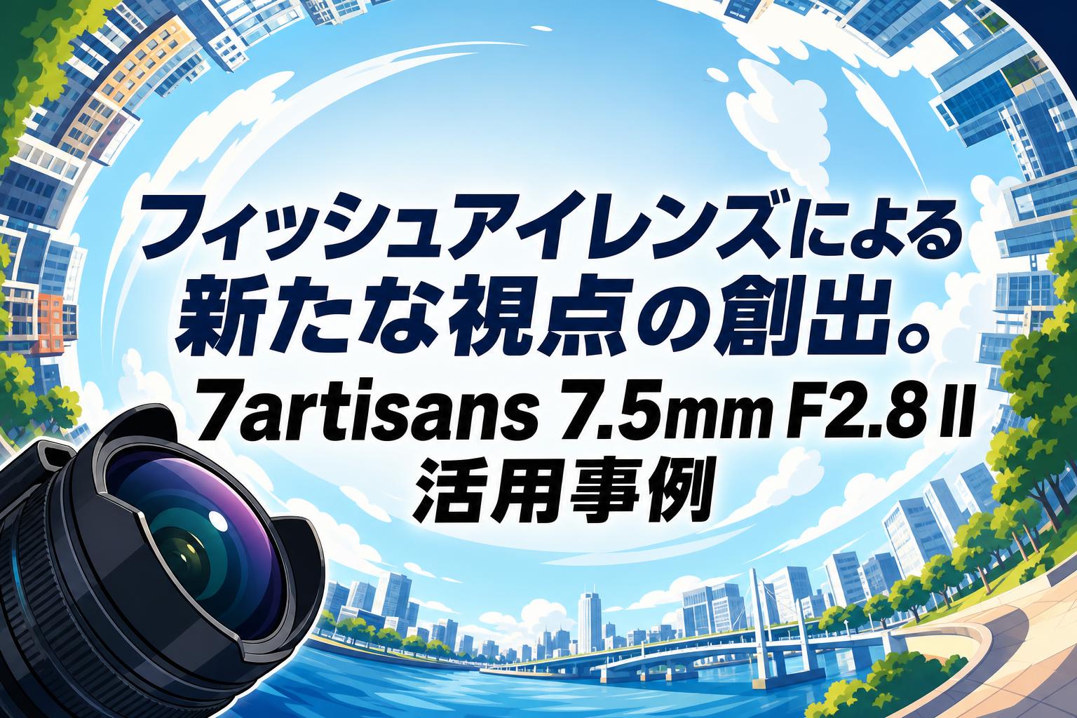フィッシュアイレンズによる新たな視点の創出。7artisans 7.5mm F2.8 II 活用事例