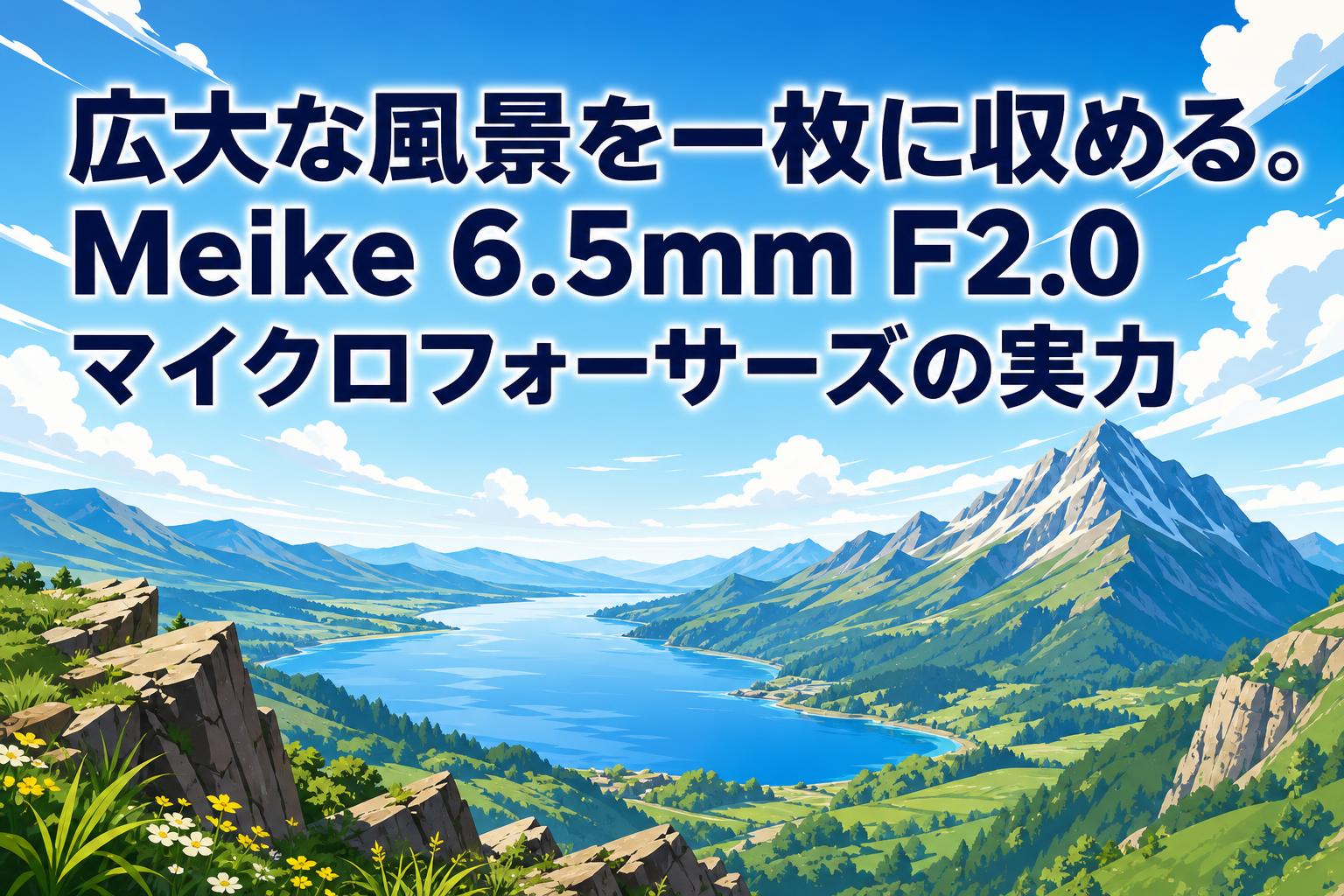 広大な風景を一枚に収める。Meike 6.5mm F2.0 マイクロフォーサーズの実力