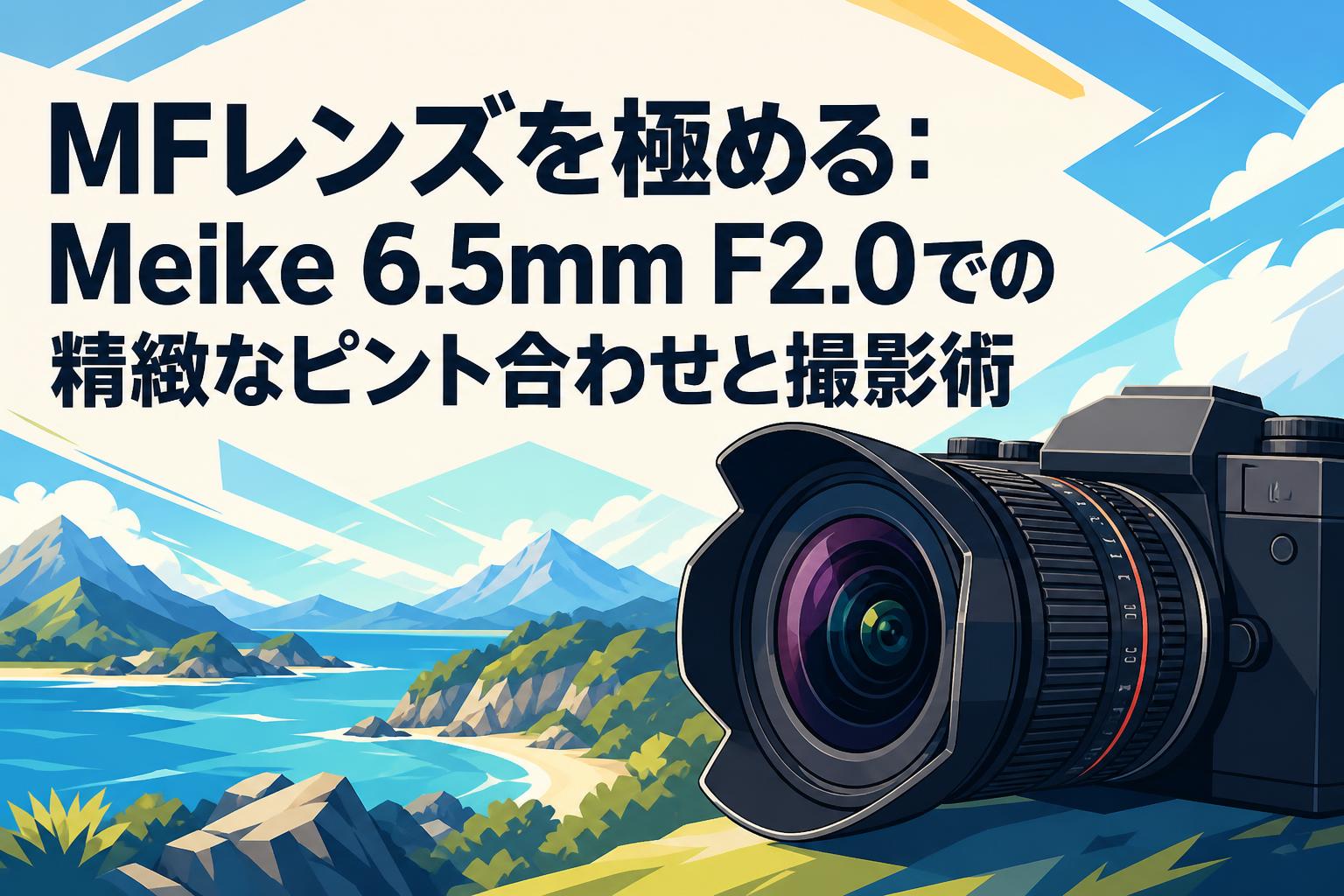 MFレンズを極める：Meike 6.5mm F2.0での精緻なピント合わせと撮影術