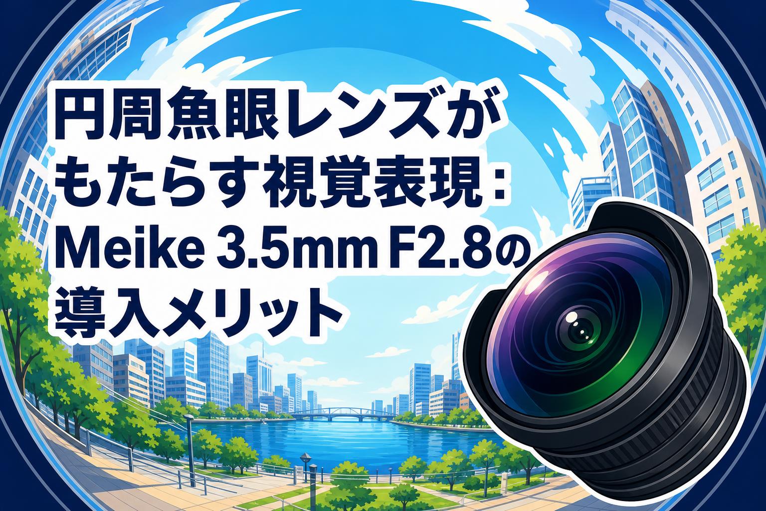 円周魚眼レンズがもたらす視覚表現：Meike 3.5mm F2.8の導入メリット