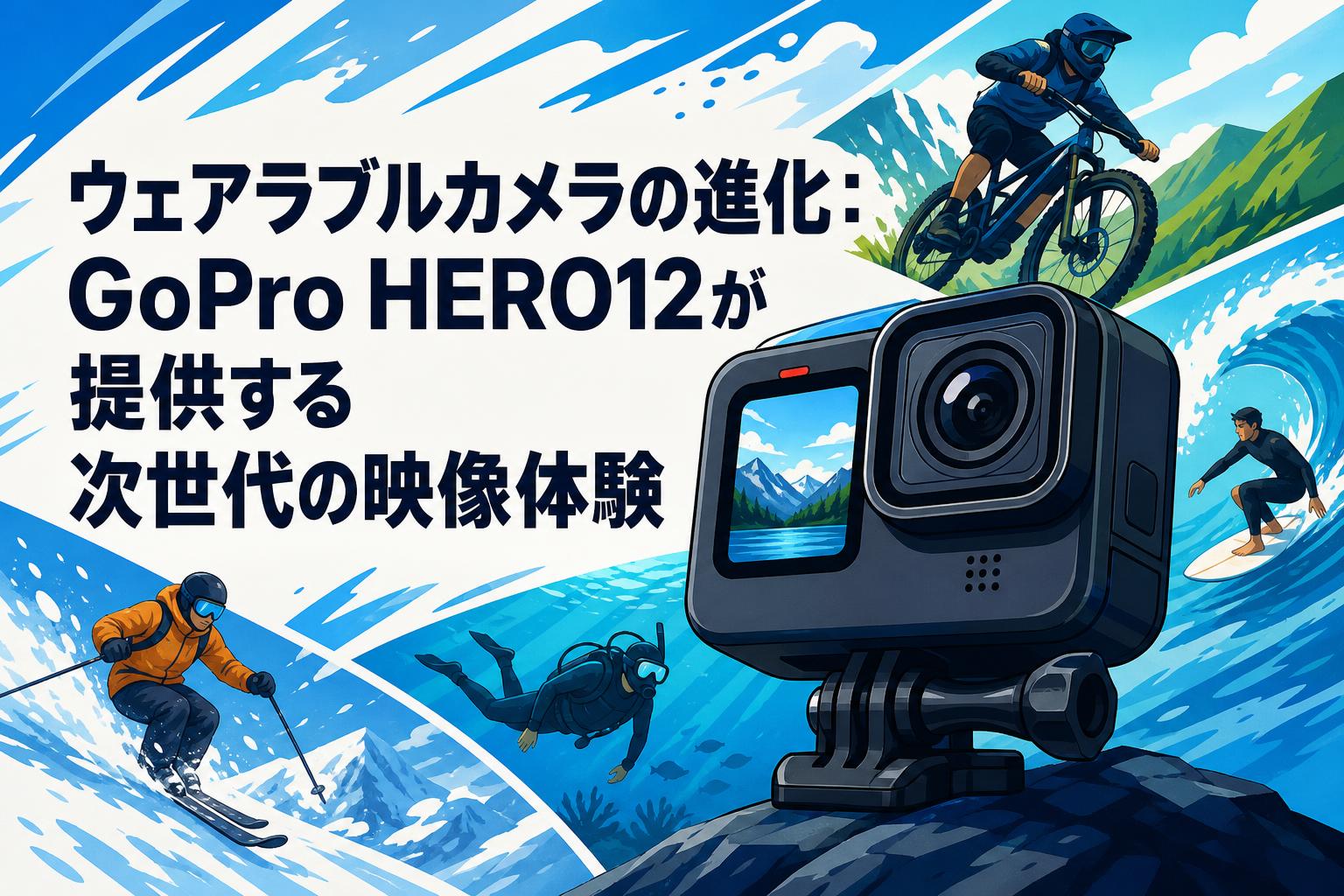ウェアラブルカメラの進化：GoPro HERO12が提供する次世代の映像体験