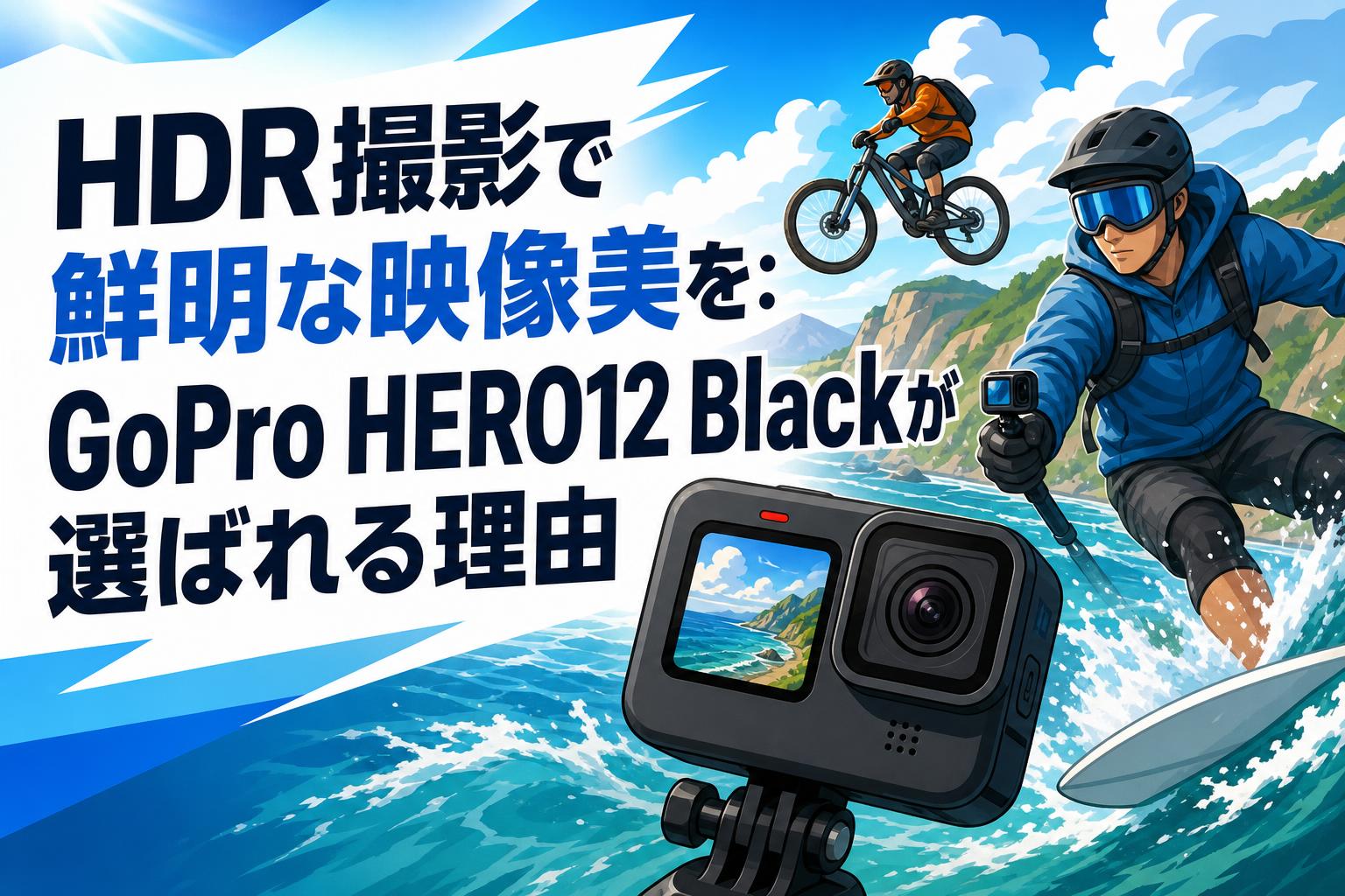 HDR撮影で鮮明な映像美を：GoPro HERO12 Blackが選ばれる理由