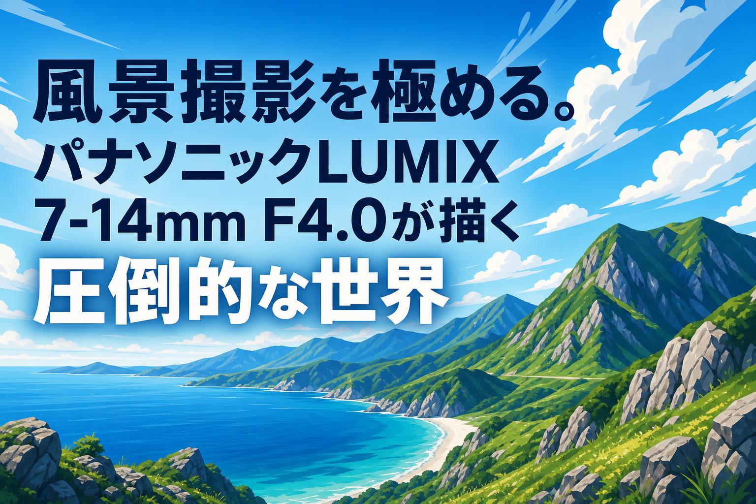 風景撮影を極める。パナソニックLUMIX 7-14mm F4.0が描く圧倒的な世界