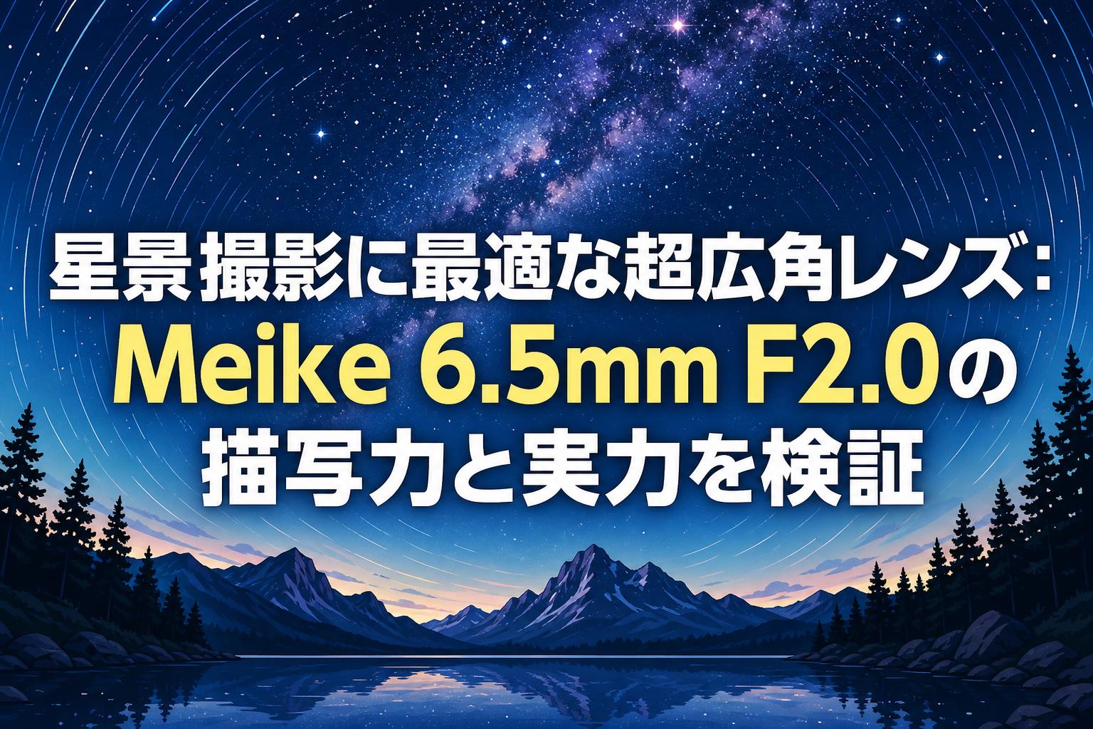 星景撮影に最適な超広角レンズ：Meike 6.5mm F2.0の描写力と実力を検証