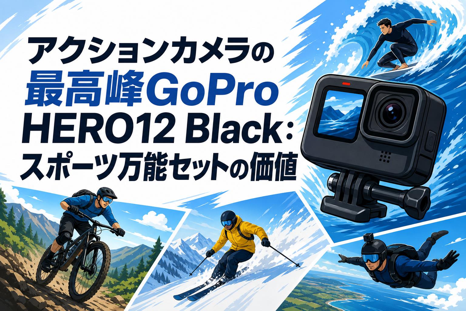 アクションカメラの最高峰GoPro HERO12 Black：スポーツ万能セットの価値