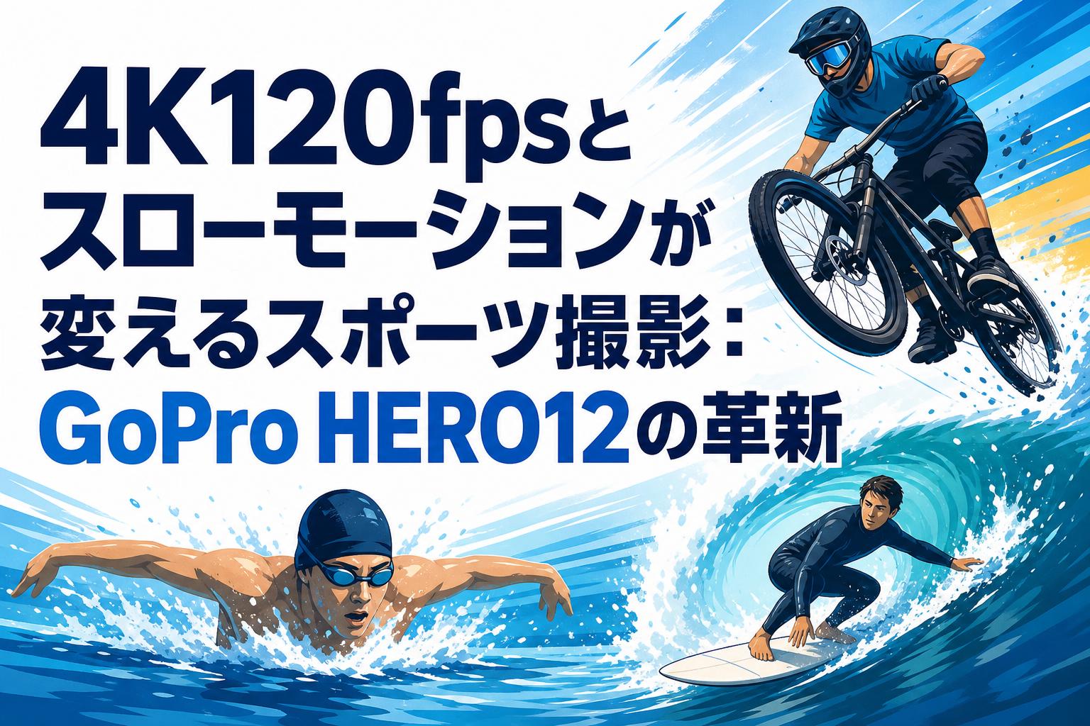 4K120fpsとスローモーションが変えるスポーツ撮影：GoPro HERO12の革新