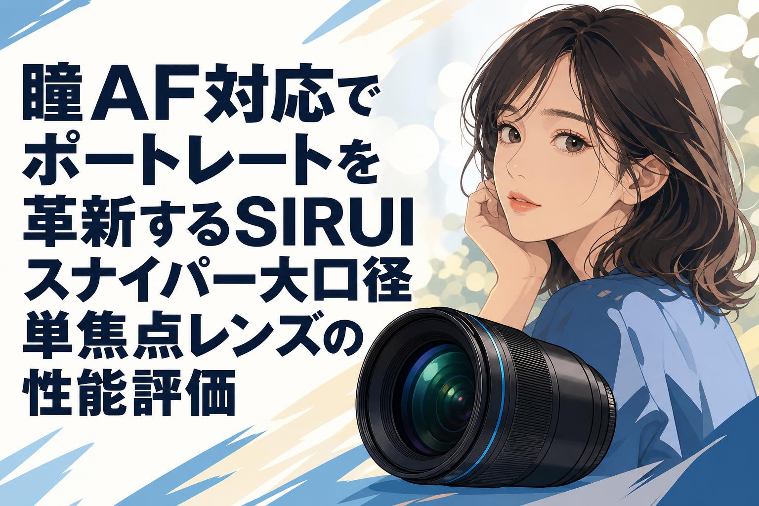 瞳AF対応でポートレートを革新するSIRUIスナイパー大口径単焦点レンズの性能評価