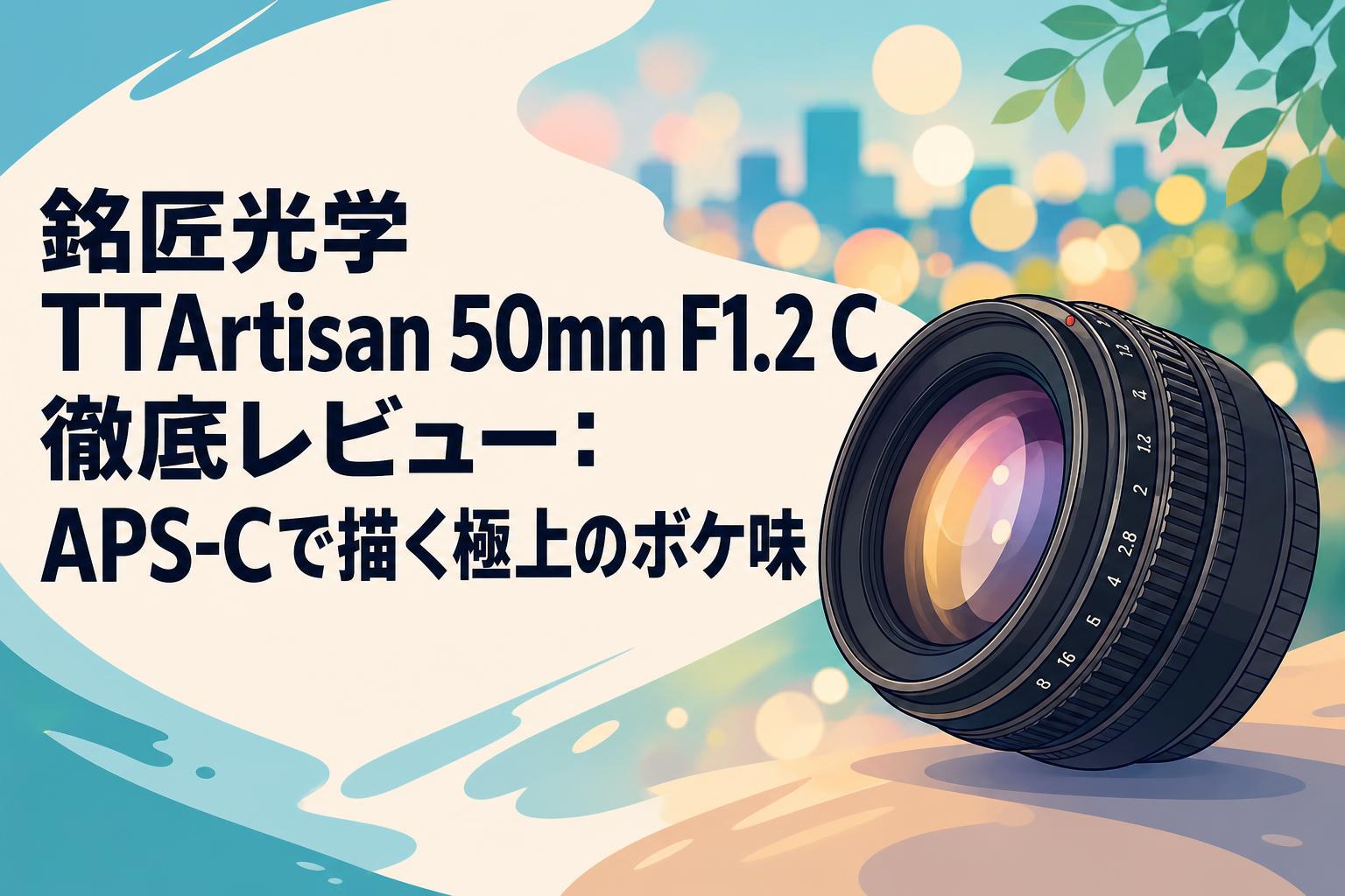銘匠光学 TTArtisan 50mm F1.2 C 徹底レビュー：APS-Cで描く極上のボケ味
