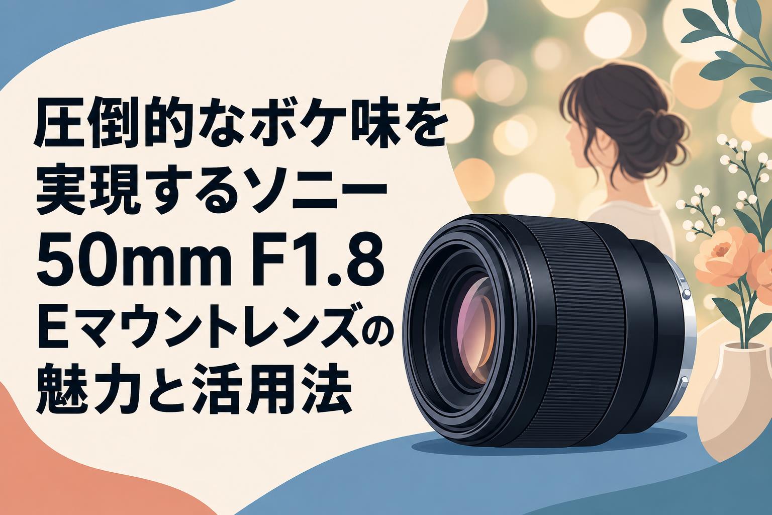圧倒的なボケ味を実現するソニー50mm F1.8 Eマウントレンズの魅力と活用法