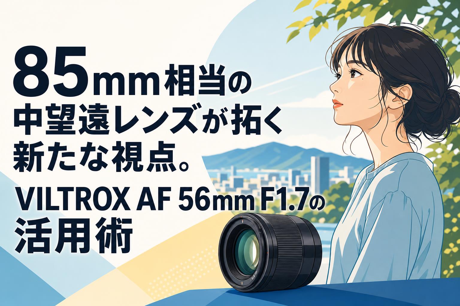 85mm相当の中望遠レンズが拓く新たな視点。VILTROX AF 56mm F1.7の活用術