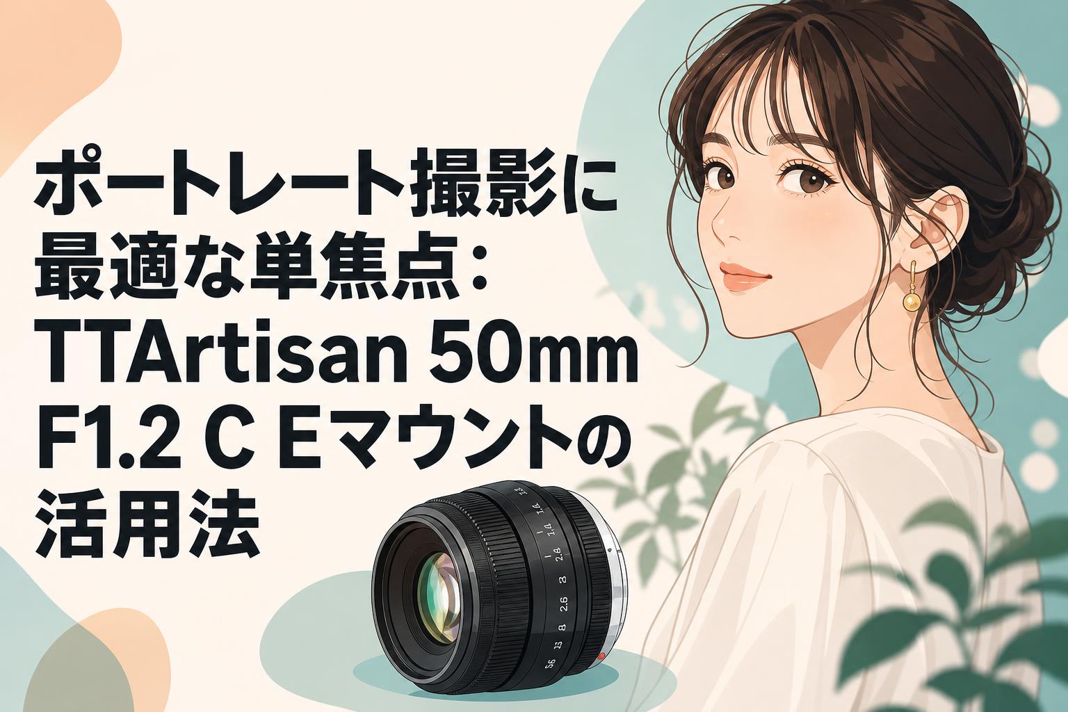ポートレート撮影に最適な単焦点：TTArtisan 50mm F1.2 C Eマウントの活用法