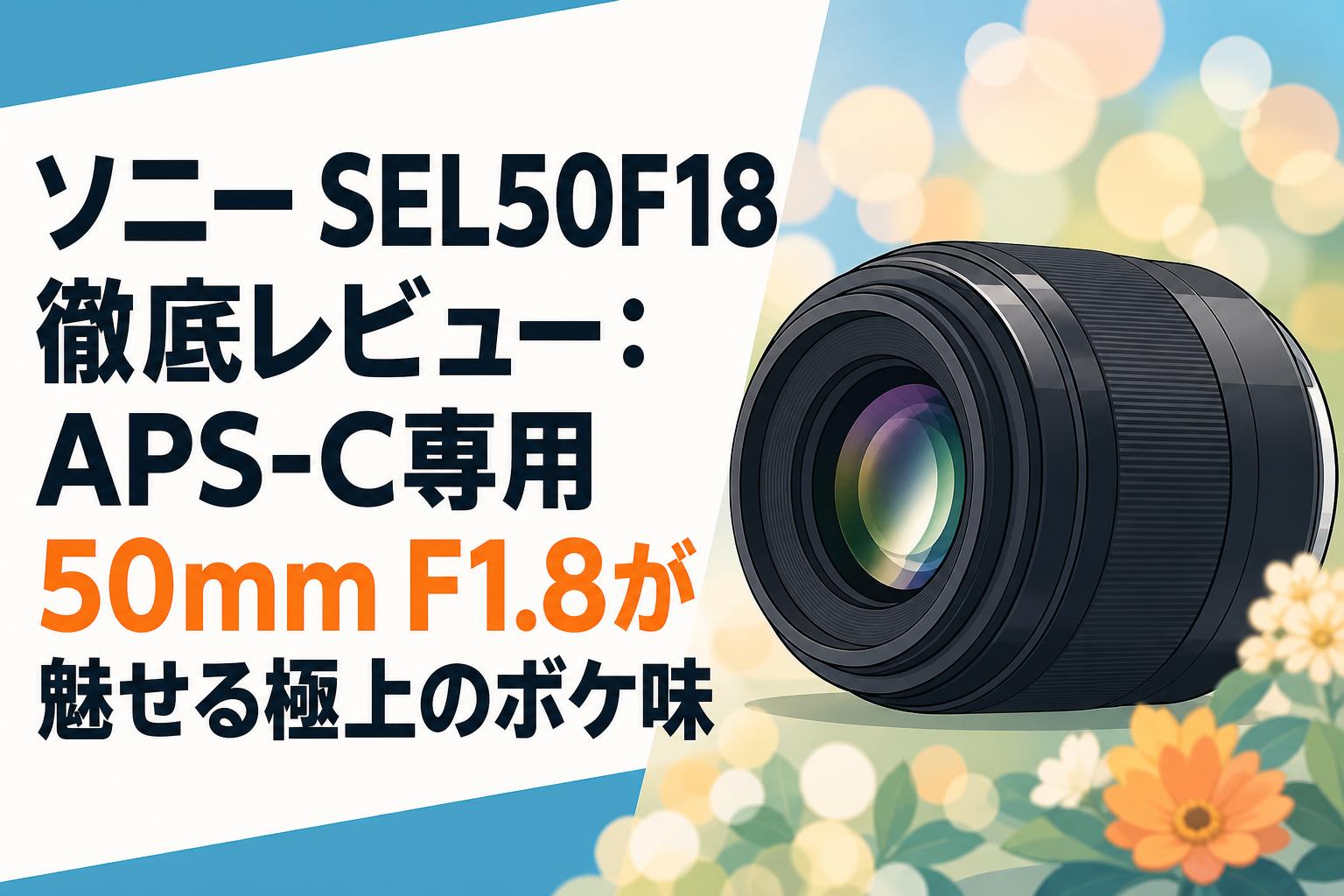 ソニー SEL50F18 徹底レビュー：APS-C専用50mm F1.8が魅せる極上のボケ味