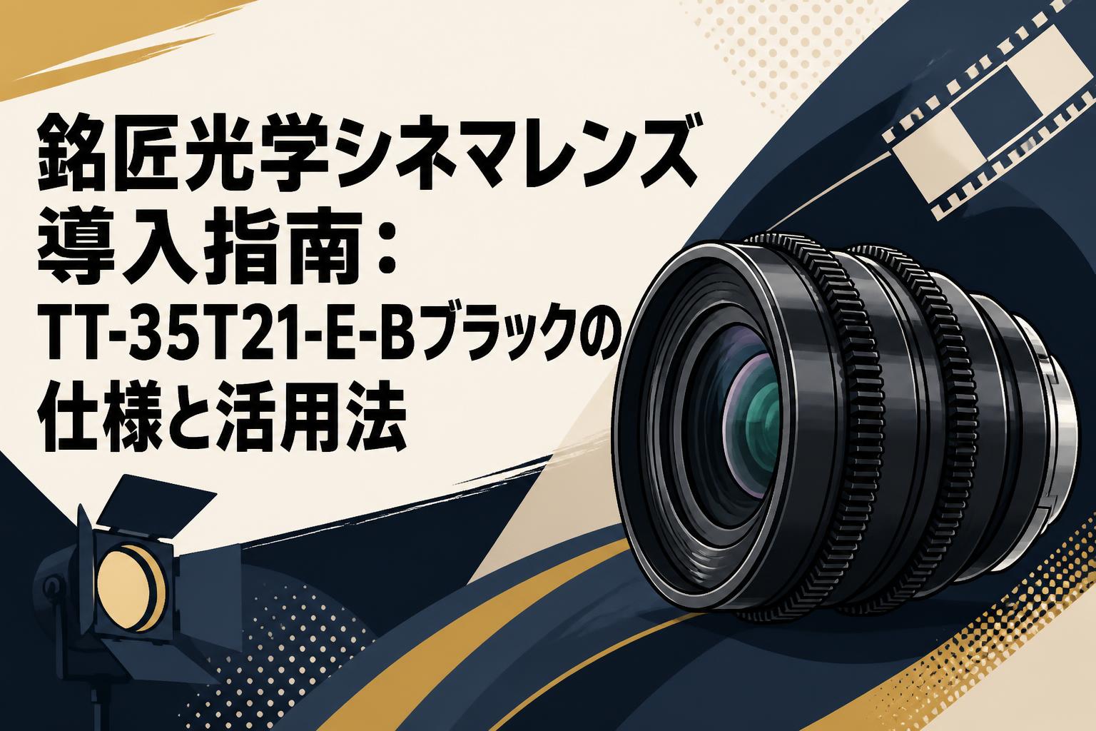 銘匠光学シネマレンズ導入指南：TT-35T21-E-Bブラックの仕様と活用法