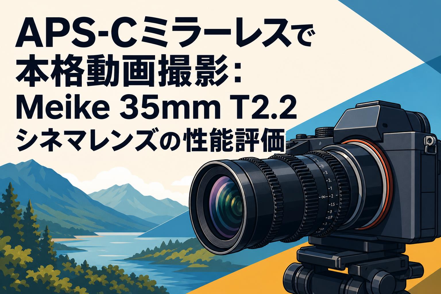 APS-Cミラーレスで本格動画撮影：Meike 35mm T2.2シネマレンズの性能評価