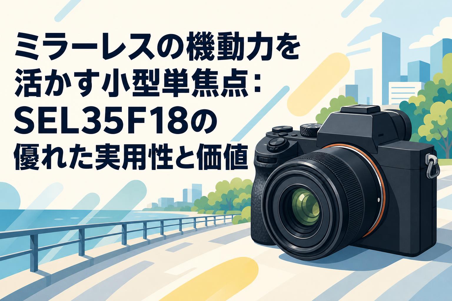 ミラーレスの機動力を活かす小型単焦点：SEL35F18の優れた実用性と価値