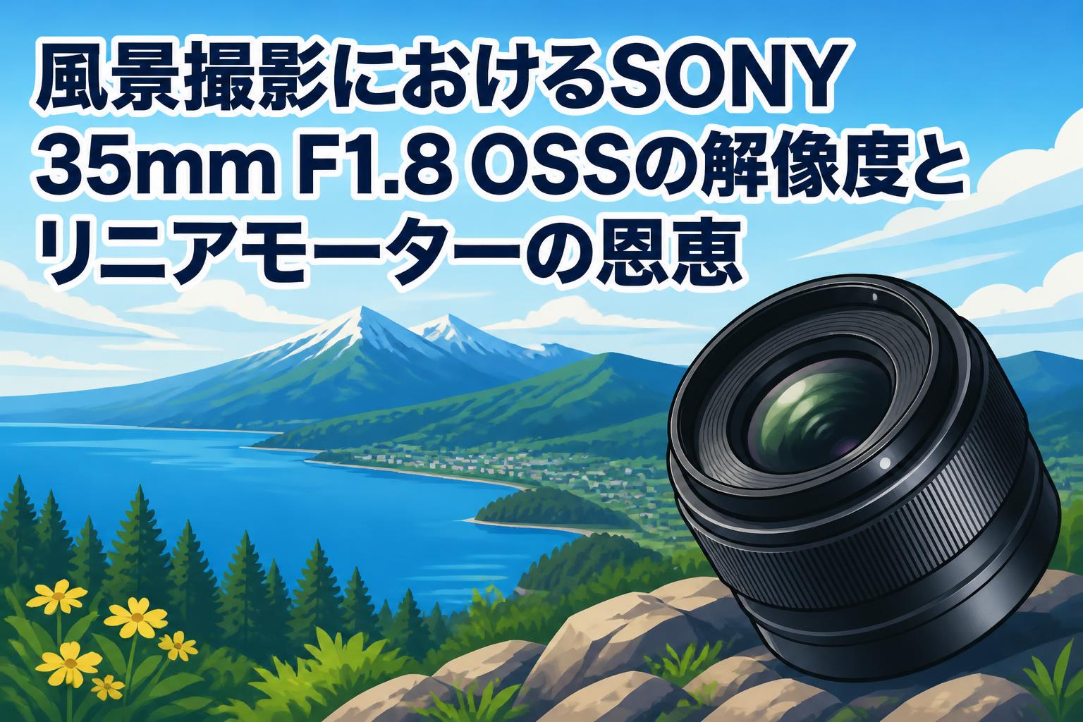 風景撮影におけるSONY 35mm F1.8 OSSの解像度とリニアモーターの恩恵