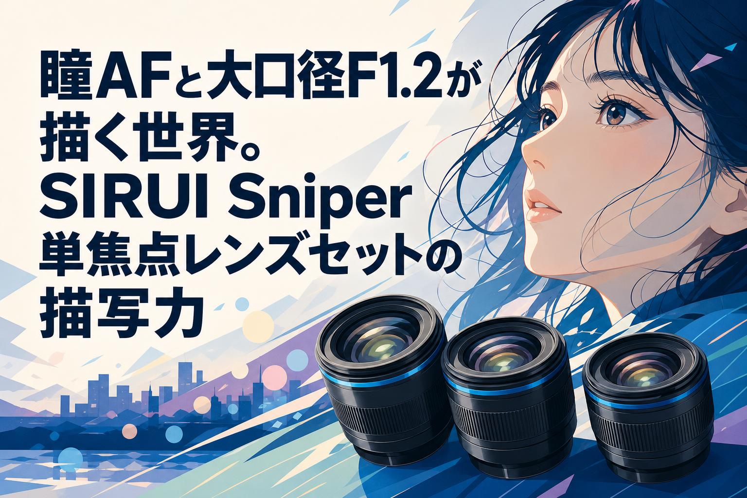 瞳AFと大口径F1.2が描く世界。SIRUI Sniper単焦点レンズセットの描写力