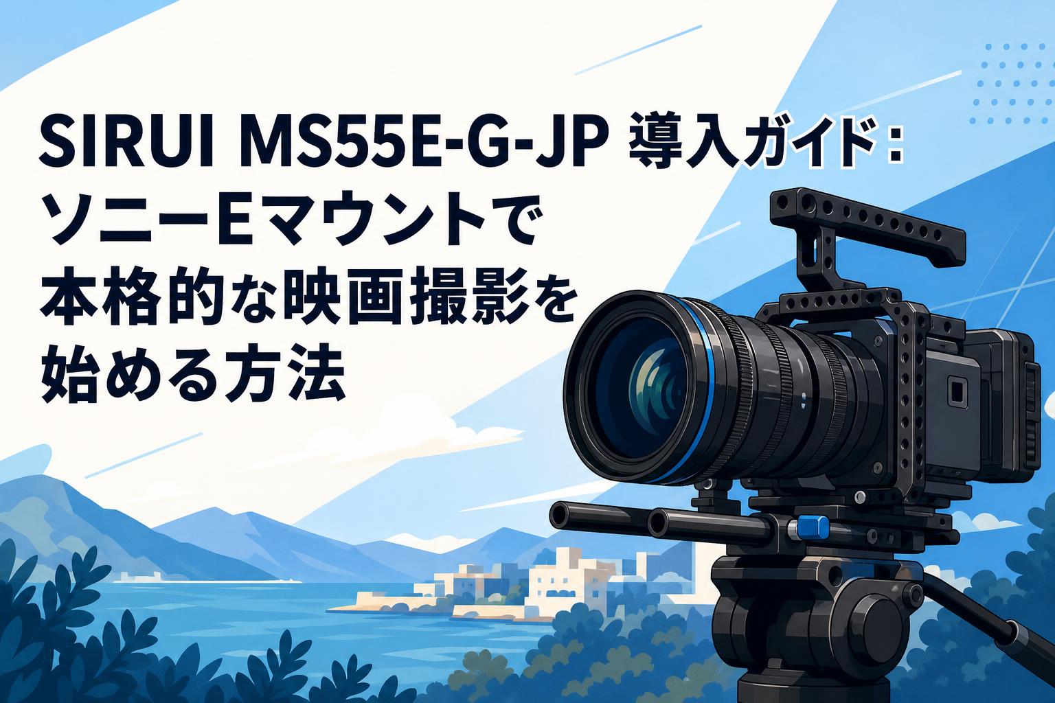 SIRUI MS55E-G-JP 導入ガイド：ソニーEマウントで本格的な映画撮影を始める方法