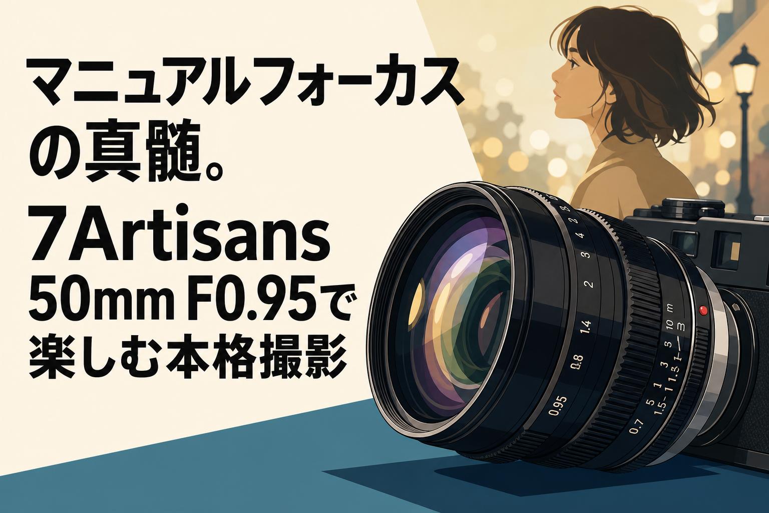 マニュアルフォーカスの真髄。7Artisans 50mm F0.95で楽しむ本格撮影