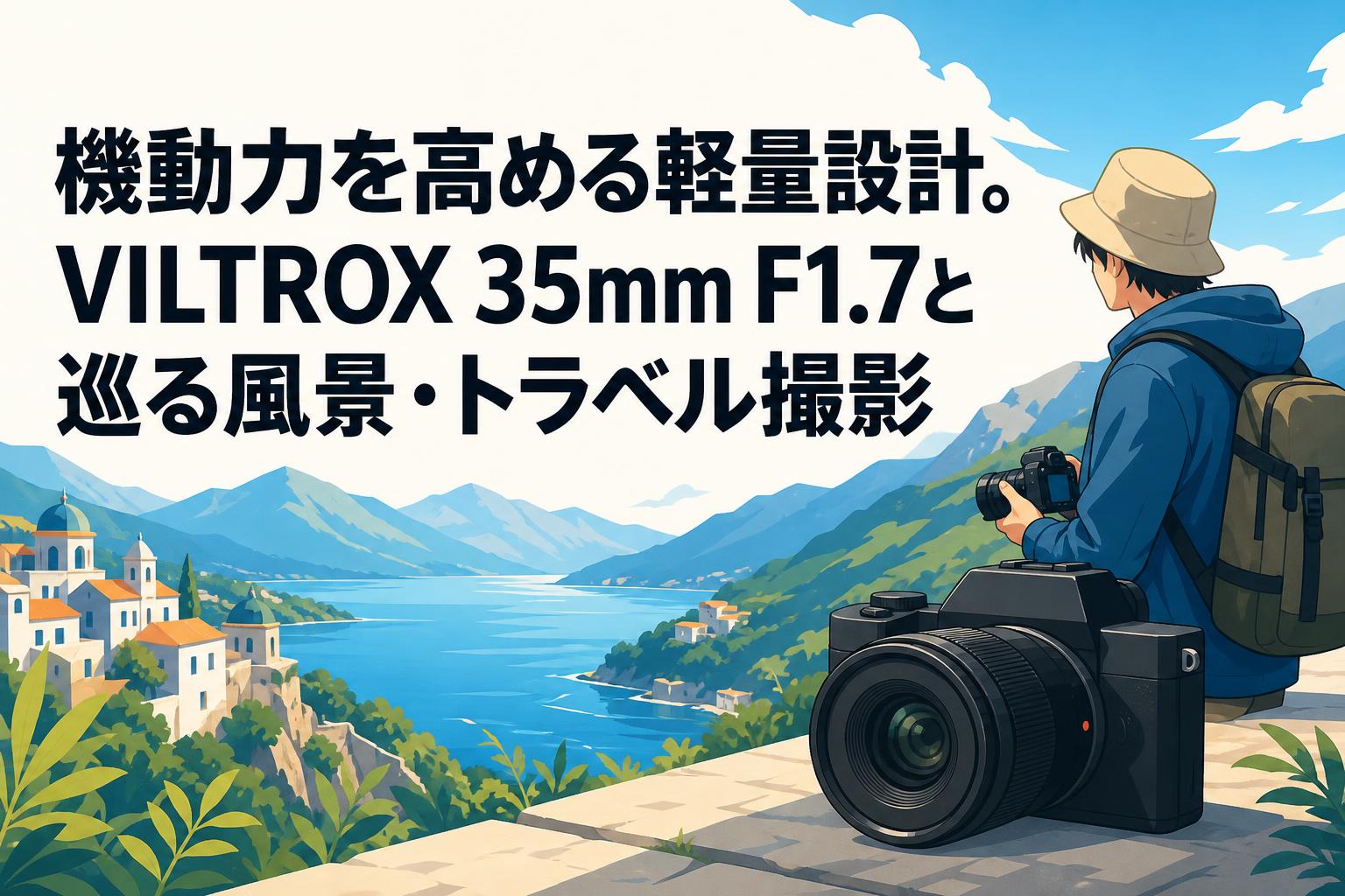 機動力を高める軽量設計。VILTROX 35mm F1.7と巡る風景・トラベル撮影