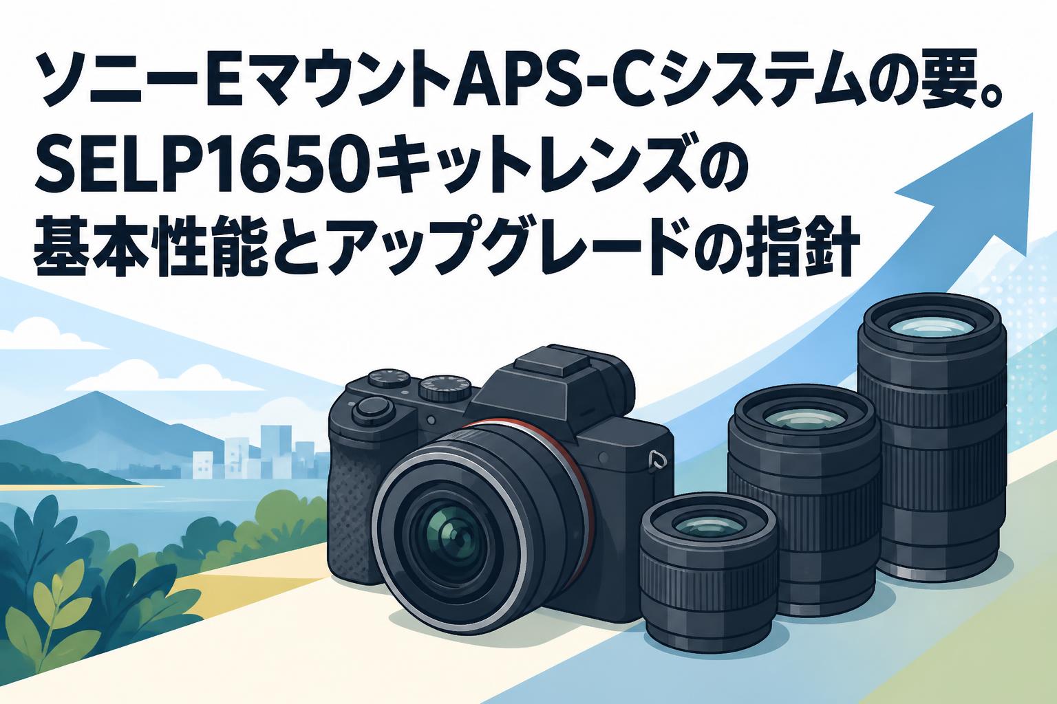 ソニーEマウントAPS-Cシステムの要。SELP1650キットレンズの基本性能とアップグレードの指針