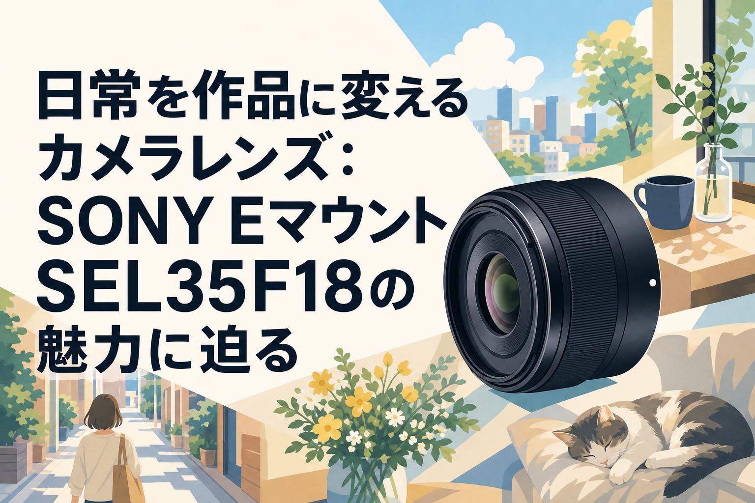 日常を作品に変えるカメラレンズ：SONY EマウントSEL35F18の魅力に迫る