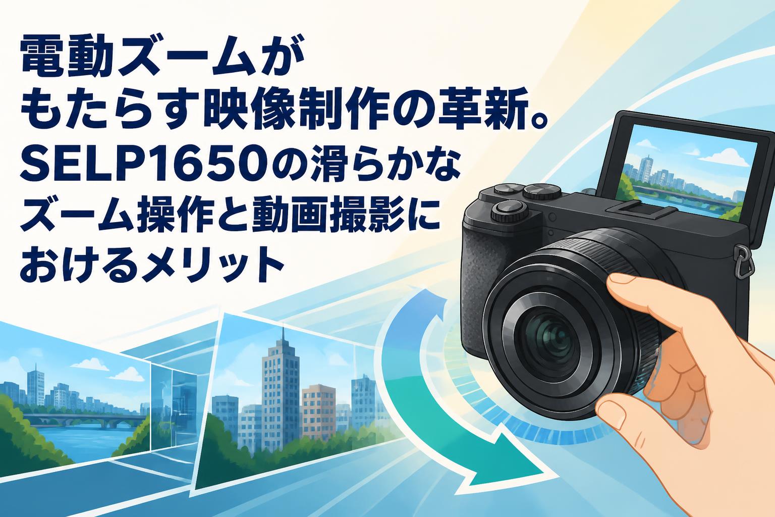 電動ズームがもたらす映像制作の革新。SELP1650の滑らかなズーム操作と動画撮影におけるメリット