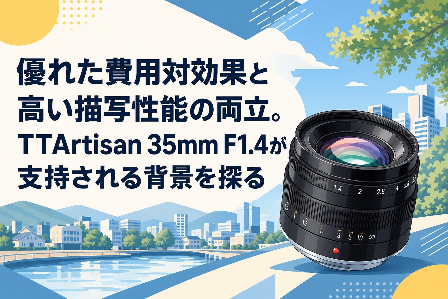 優れた費用対効果と高い描写性能の両立。TTArtisan 35mm F1.4が支持される背景を探る